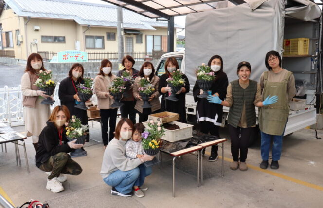 冬の寄せ植え教室