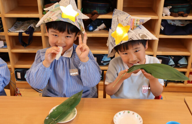 こどもの日のお祝い（第２すずかきしおか幼稚園）