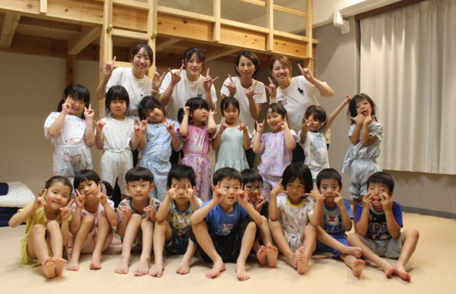 年長組 お泊まり会（すずか幼稚園）