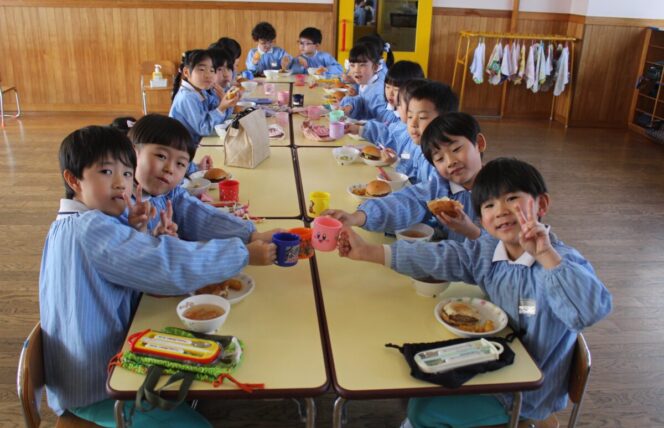 最後の給食 🍔(すずか幼稚園)