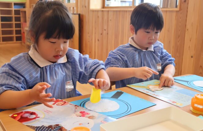 初めての製作🍳 (第２すずかきしおか幼稚園)