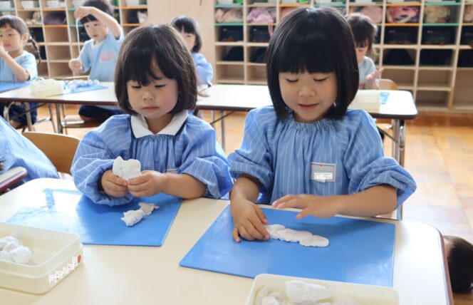 切ってみよう！作ってみよう！ (すずか幼稚園)