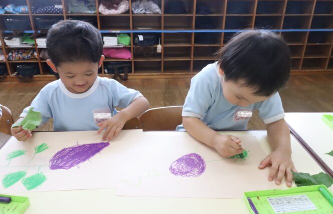 さつまいもを描いたよ🍠 (すずか幼稚園)