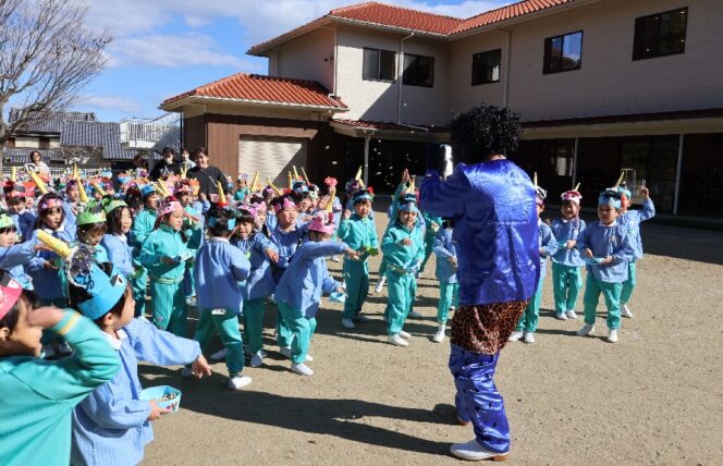 豆まき👹 (第２すずかきしおか幼稚園)