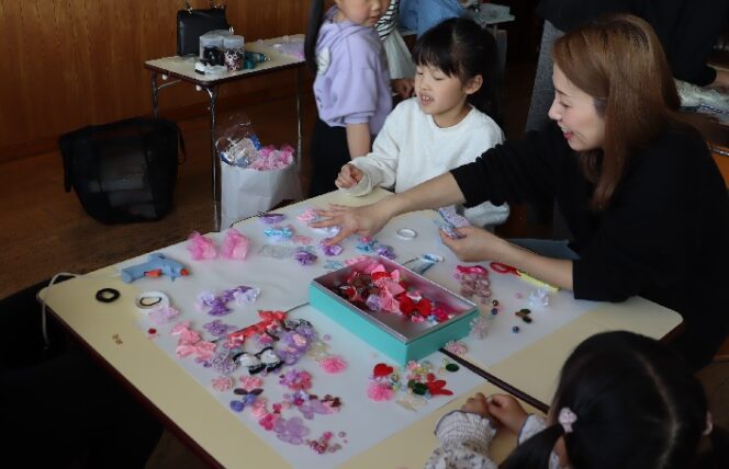 ヘアリボン作り🎀