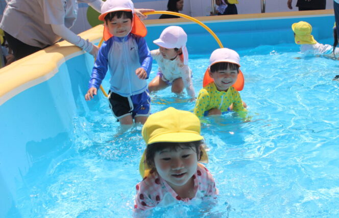 今日は暑かったね🌞 (すずか幼稚園)